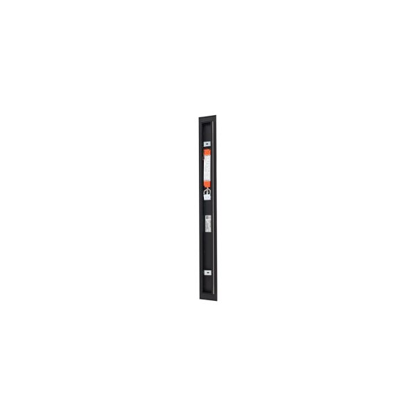 LED Wandlampe Stahl Schwarz 3000 K H:78 cm indirekt