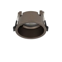 Einbauspot Schokolade GU10 B:7 cm rund wohnlich