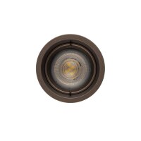Einbauspot Schokolade GU10 B:7 cm rund wohnlich