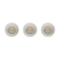 Einbauleuchte 3-er Set Weiß GU10 rund B:7 cm rund