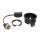 Einbauspot 3-Set Schwarz GU10 rund B:7 cm Modern