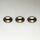 Einbauspot 3-Set Schwarz GU10 rund B:7 cm Modern