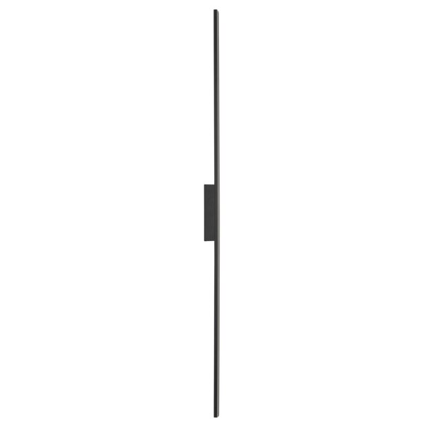 LED Wandleuchte Schwarz IP54 3000 K H:144 cm indirekt