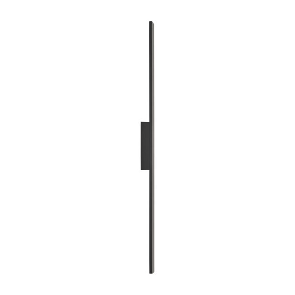 LED Außenlampe Schwarz Aluminium IP54 3000 K H:100 cm