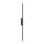 LED Außenlampe Schwarz Aluminium IP54 3000 K H:100 cm