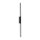 LED Außenlampe Schwarz Aluminium IP54 3000 K H:100 cm