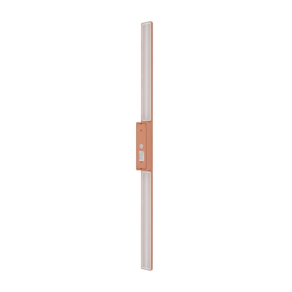 LED Wandlampe Außen Terrakotta Alu IP54 3000 K H:100 cm