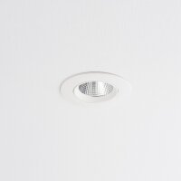 LED Einbauspot Weiß Silber 4000 K 11 cm rund...