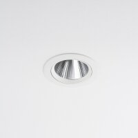 LED Einbaustrahler Weiß Silber 3000 K B:14 cm flexibel