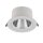 LED Einbauspot Weiß Silber 4000 K B:14 cm rund flexibel