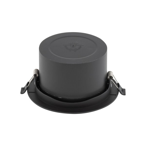 LED Einbauspot Schwarz Silber Ø14 cm 4000 K schwenkbar