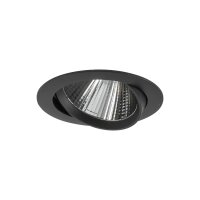 LED Einbauspot Schwarz Silber Ø14 cm 4000 K...