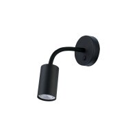Wandleuchte flexibel Schwarz GU10 L:30 cm Schalter
