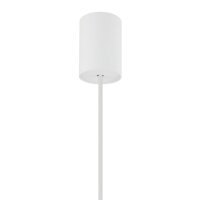 Pendelleuchte Stahl Weiß GU10 L:5 cm Modern rund
