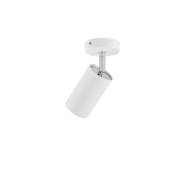 Deckenstrahler flexibel Weiß GU10 B:14 cm Modern