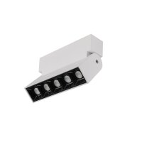 LED Wandspot Weiß Aluminium 3000 K B:13 cm schwenkbar
