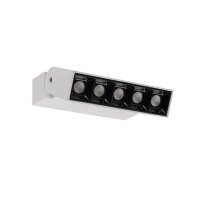 LED Wandspot Weiß Aluminium 3000 K B:13 cm schwenkbar
