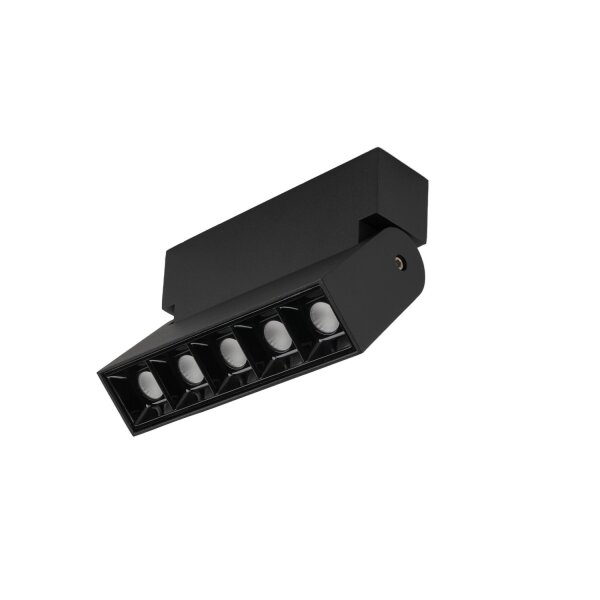 LED Wandspot Alu Schwarz 3000 K B:13 cm schwenkbar