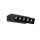 LED Wandspot Alu Schwarz 3000 K B:13 cm schwenkbar