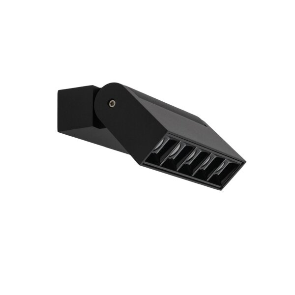 LED Wandstrahler Alu Schwarz 4000 K B:13 cm flexibel