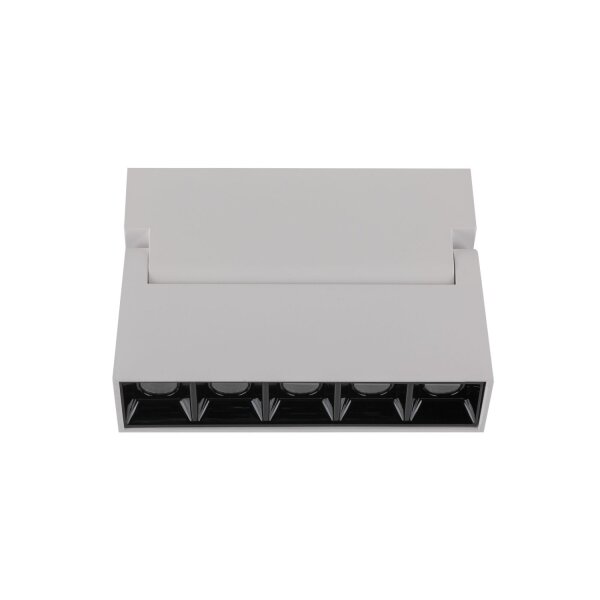 LED Wandlampe Aluminium Weiß 4000 K B:13 cm schwenkbar