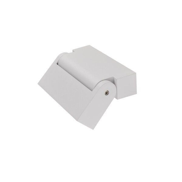 LED Wandlampe Aluminium Weiß 4000 K B:13 cm schwenkbar