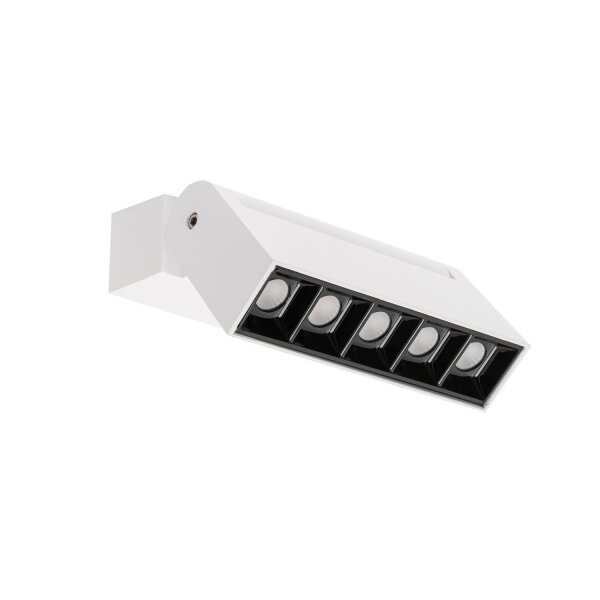 LED Wandlampe Aluminium Weiß 4000 K B:13 cm schwenkbar