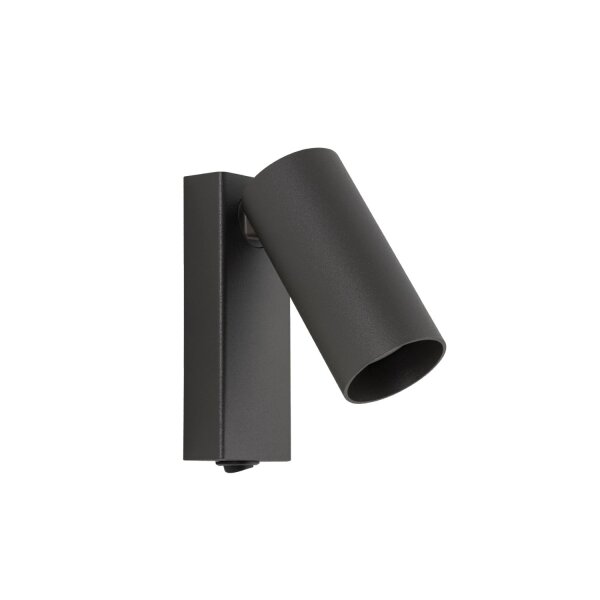 Wandstrahler Umbra Grau flexibel GU10 B:10 cm Schalter