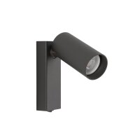 Wandstrahler Umbra Grau flexibel GU10 B:10 cm Schalter