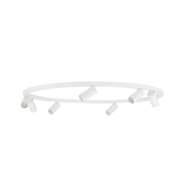 Deckenstrahler verstellbar Weiß GU10 B:93 cm Metall