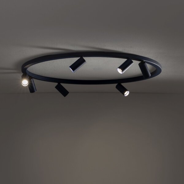 Deckenlampe Marineblau Metall GU10 B:93 cm schwenkbar