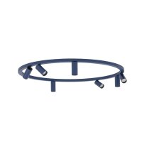 Deckenlampe Marineblau Metall GU10 B:93 cm schwenkbar