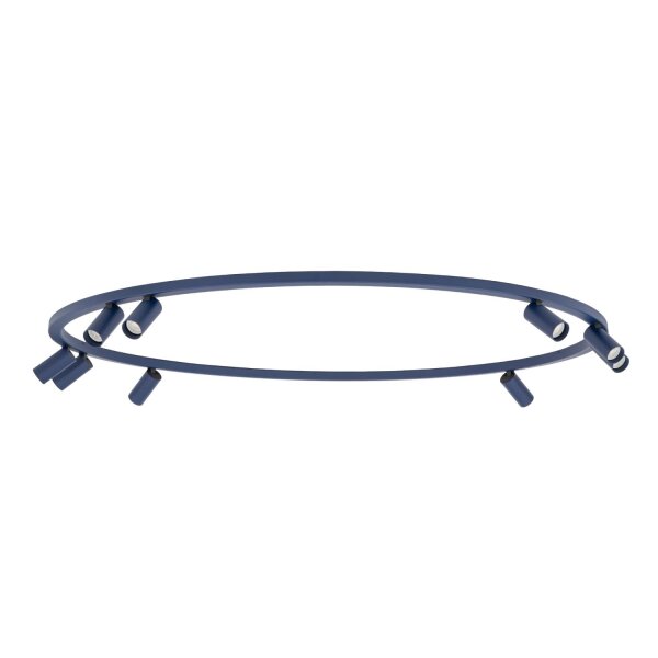 Deckenstrahler Metall Marineblau GU10 B:130 cm Modern