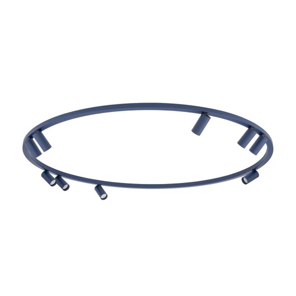 Deckenstrahler Metall Marineblau GU10 B:130 cm Modern