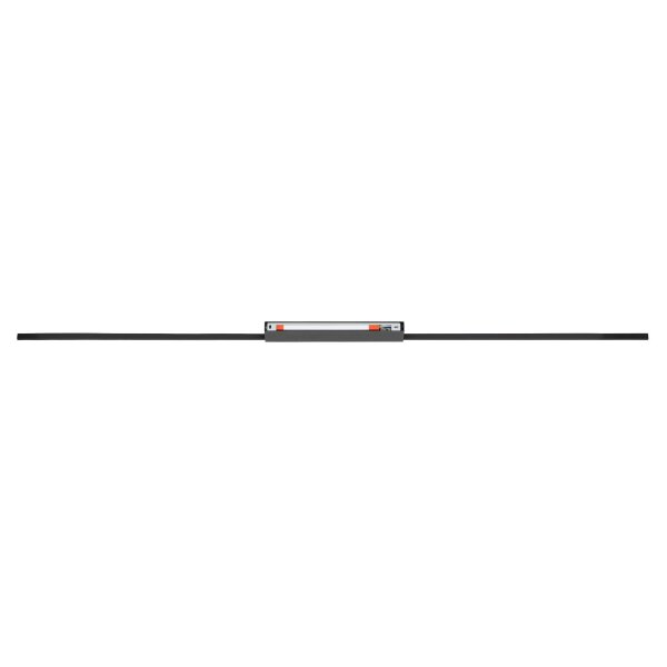 LED Deckenleuchte Aluminium Schwarz 3000 K 150 cm rund