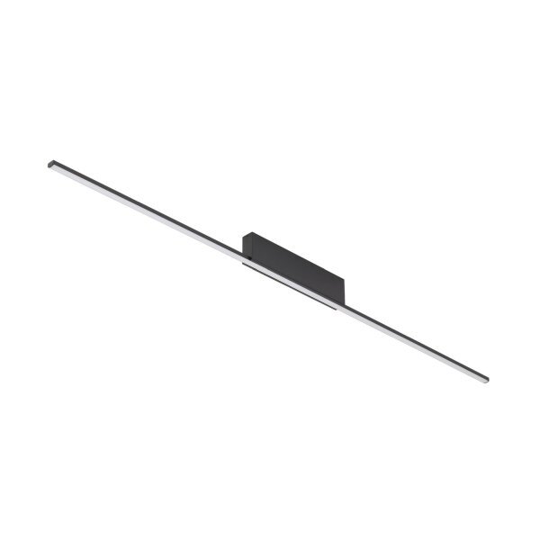 LED Deckenlampe Schwarz Alu 3000 K 110 cm lang Modern