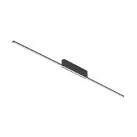 LED Deckenlampe Schwarz Alu 3000 K 110 cm lang Modern
