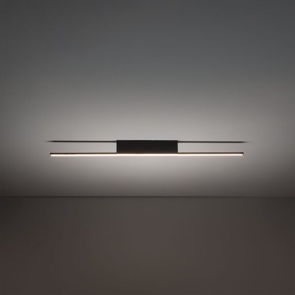 LED Deckenlampe Schwarz Alu 3000 K L:75 cm lang Modern