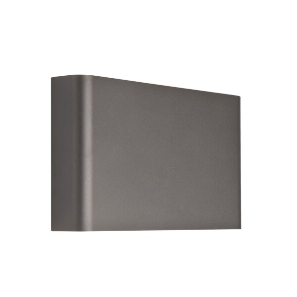 Wandleuchte Graphit Stahl G9 B:25 cm Up Down blendarm