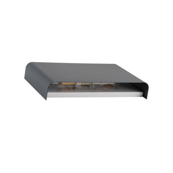 Wandleuchte Graphit Stahl G9 B:25 cm Up Down blendarm