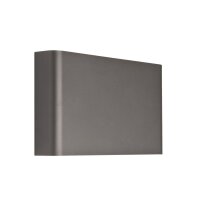 Wandleuchte Graphit Stahl G9 B:25 cm Up Down blendarm