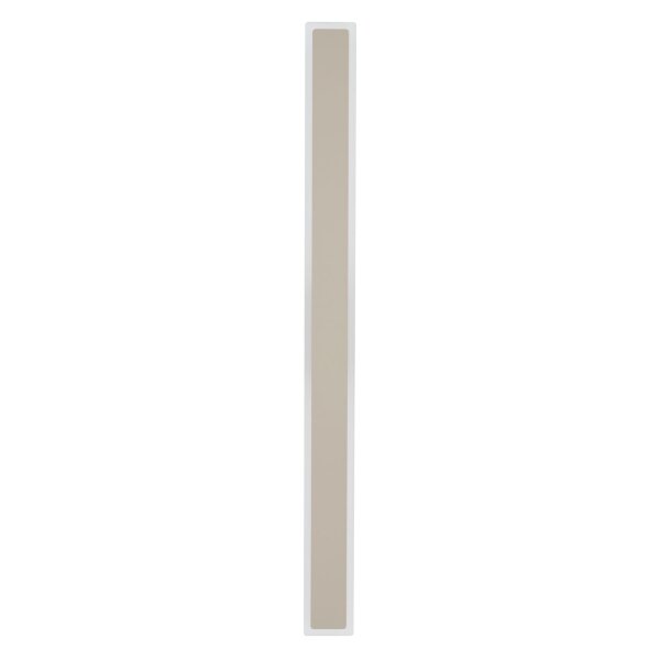 LED Wandleuchte Außen Beige Alu IP54 3000 K 100 cm rund