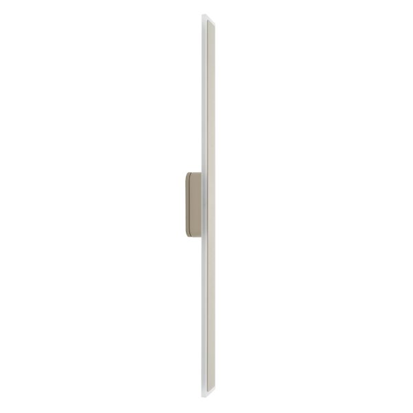 LED Wandleuchte Außen Beige Alu IP54 3000 K 100 cm rund