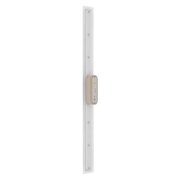 LED Wandleuchte Außen Beige Alu IP54 3000 K 100 cm rund