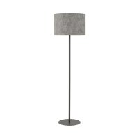 Stehleuchte Stoff Umbra Grau E27 H:163 cm blendarm