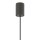Hängelampe Stoff Umbra Grau E27 L:65 cm rund Modern