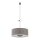 Pendelleuchte Umbra Grau Stoff E27 L:50 cm blendarm