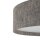 Deckenlampe Stoffschirm Grau E27 Ø65 cm Modern blendarm