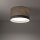 Deckenleuchte Stoffschirm Grau E27 B:35 cm Modern rund