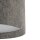 Deckenleuchte Stoffschirm Grau E27 B:35 cm Modern rund